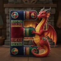 Mythical Initial Pillow Personalized Gifts