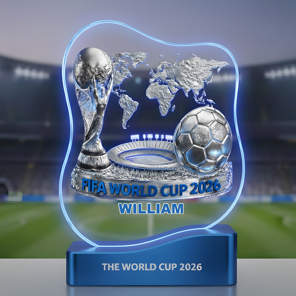 The World Cup 2026 - Personalized Soccer Custom Shaped Acrylic Plaque