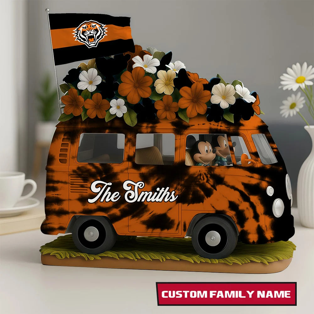 NRL Van Bus MC Acrylic Block - Special Home Decor Gift