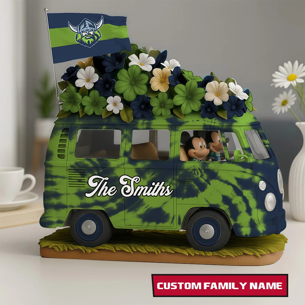 NRL Van Bus MC Acrylic Block - Special Home Decor Gift