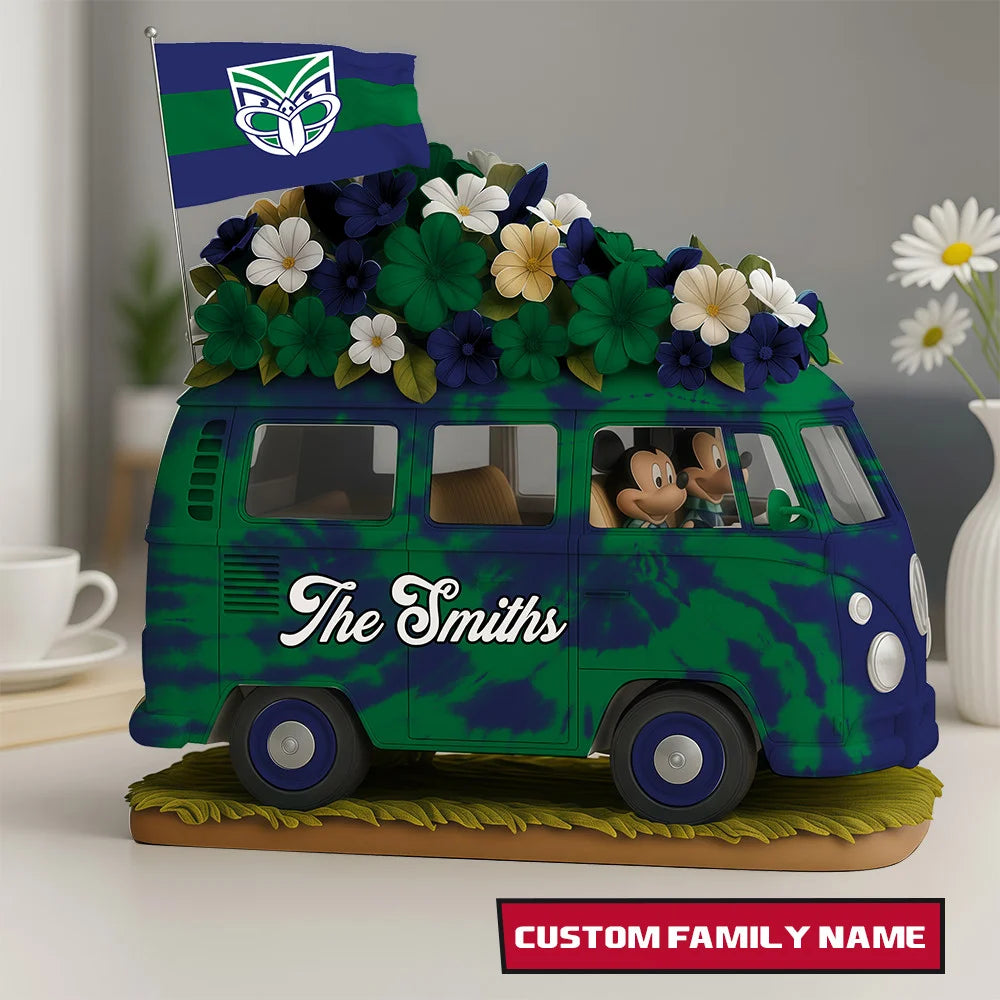 NRL Van Bus MC Acrylic Block - Special Home Decor Gift