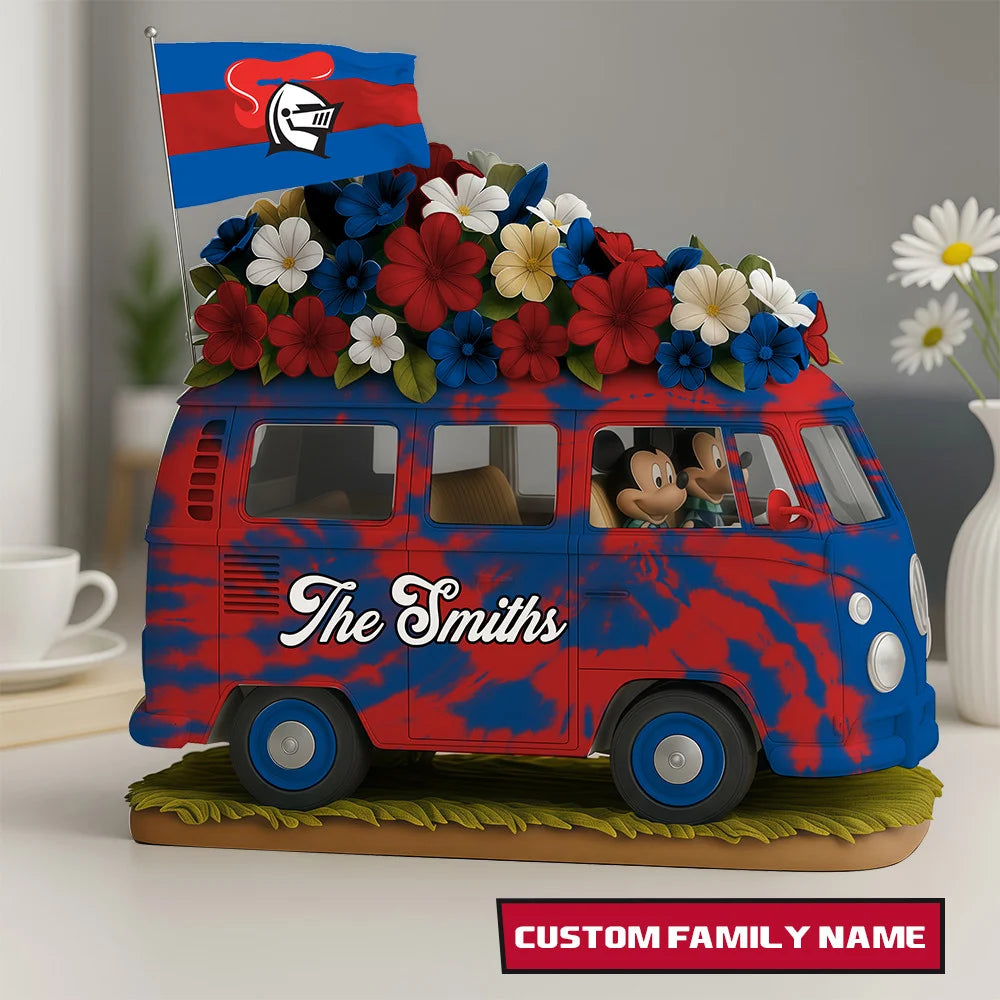 NRL Van Bus MC Acrylic Block - Special Home Decor Gift