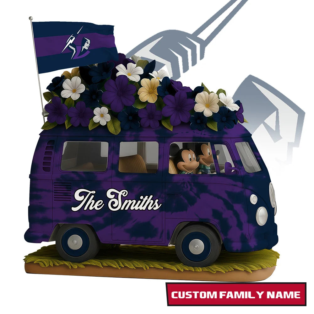 NRL Van Bus MC Acrylic Block - Special Home Decor Gift