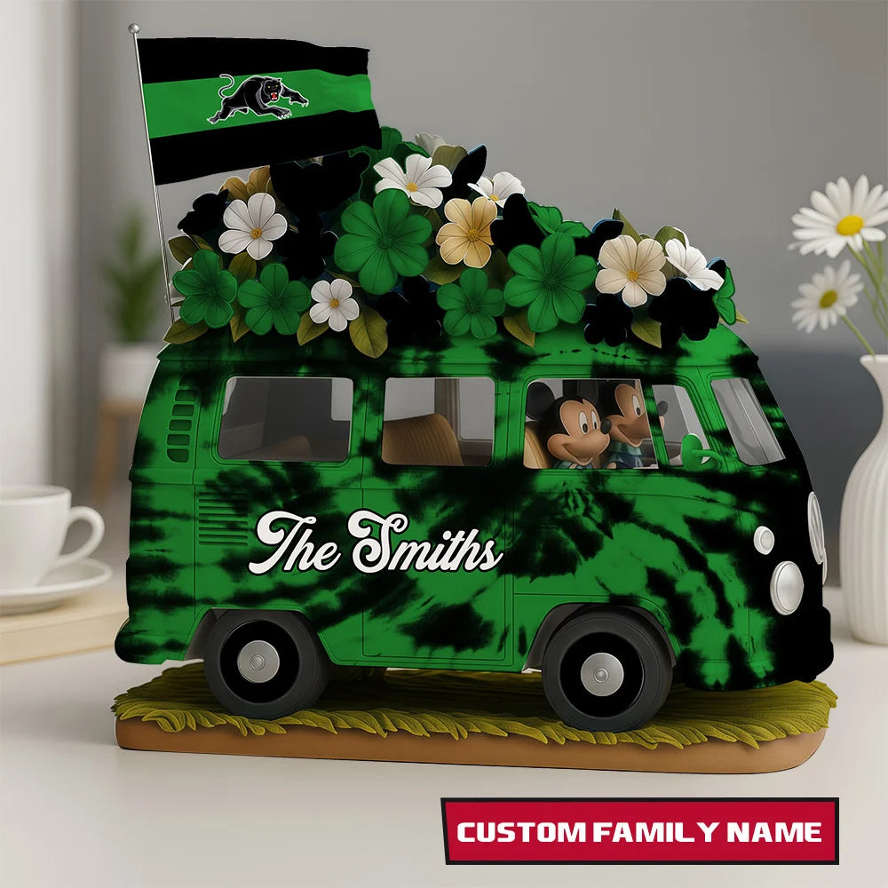 NRL Van Bus MC Acrylic Block - Special Home Decor Gift