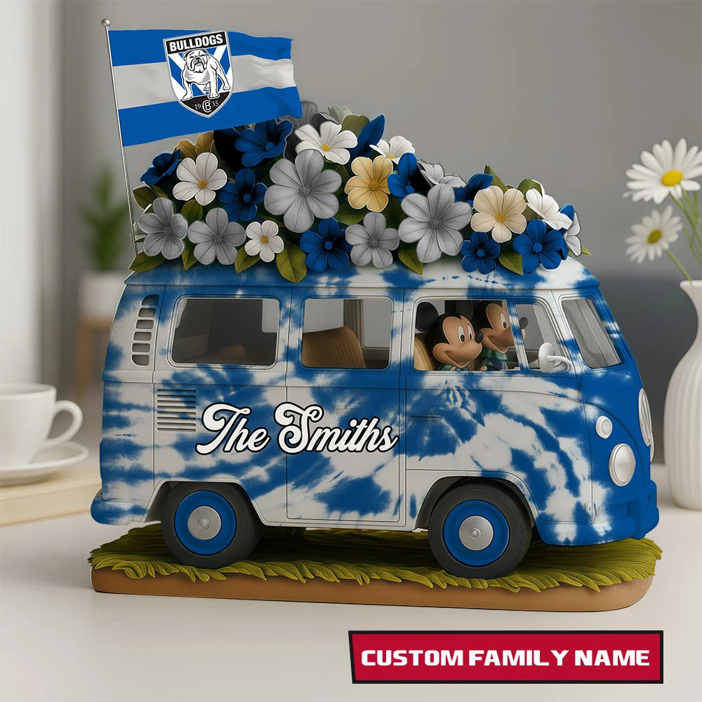 NRL Van Bus MC Acrylic Block - Special Home Decor Gift
