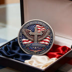 America 250th Anniversary Printed Metal Coin - Personalized Gifts