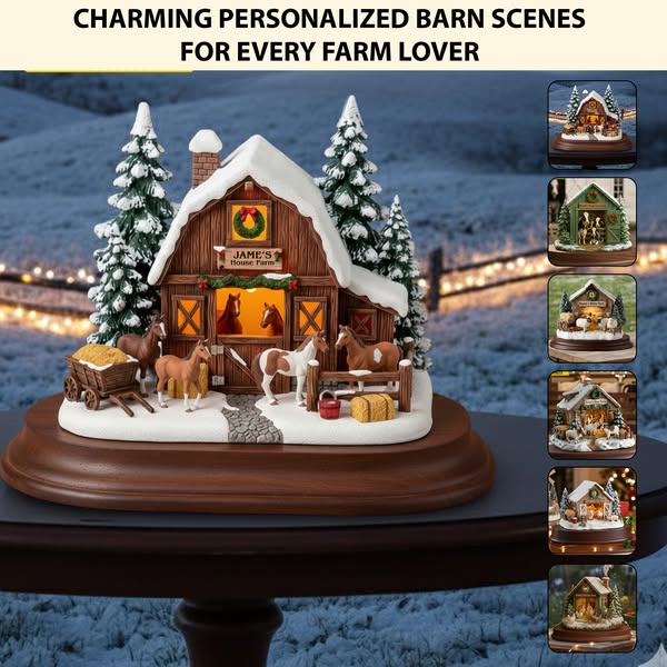 Barn Scenes - Personalized Custom Shaped Acrylic Plaque