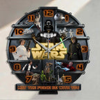 Star Wars Saga 3D Visual Effect Acrylic Wall Clock