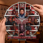 Stranger Things - Friends Don’t Lie 3D Visual Effect Acrylic Wall Clock