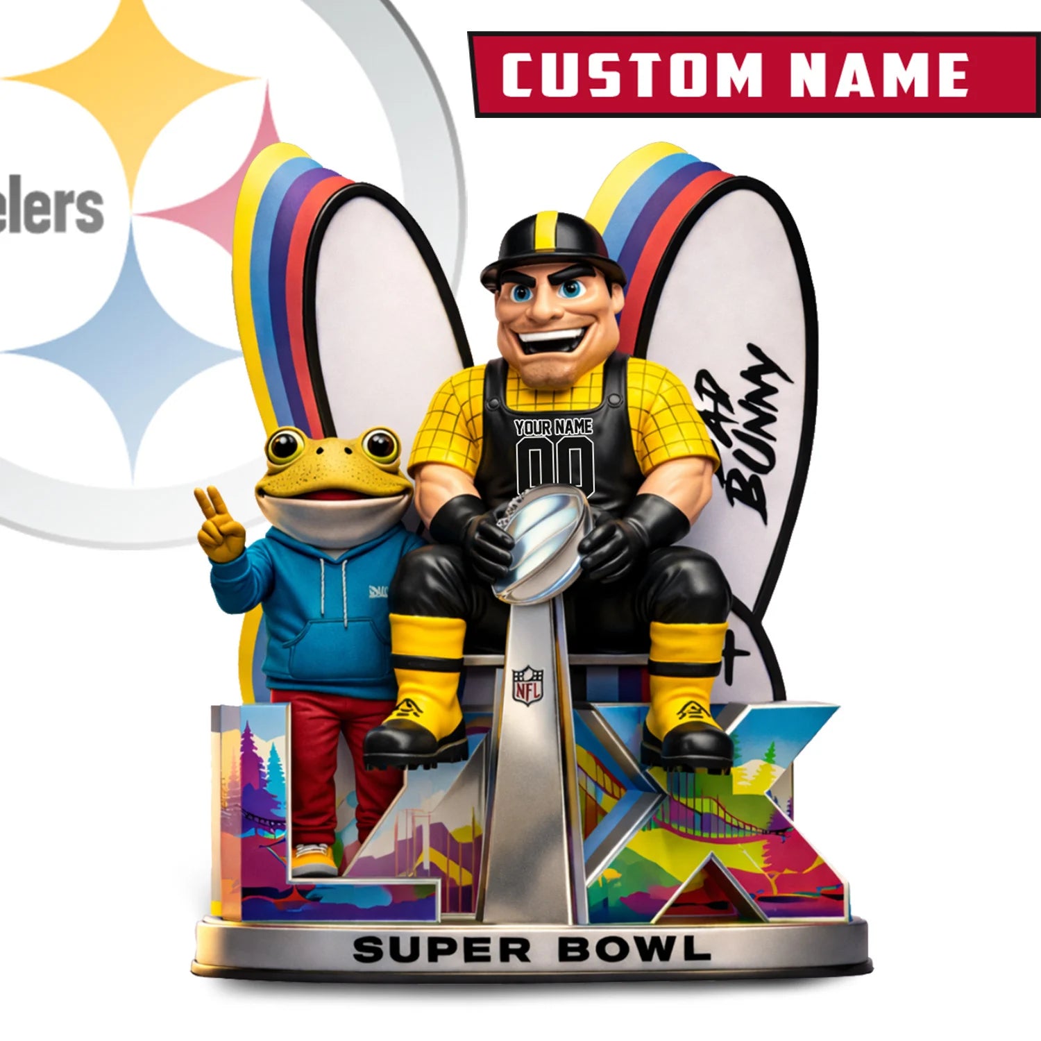 NFL x LX Super Bowl Personalized Acrylic Block For Fan