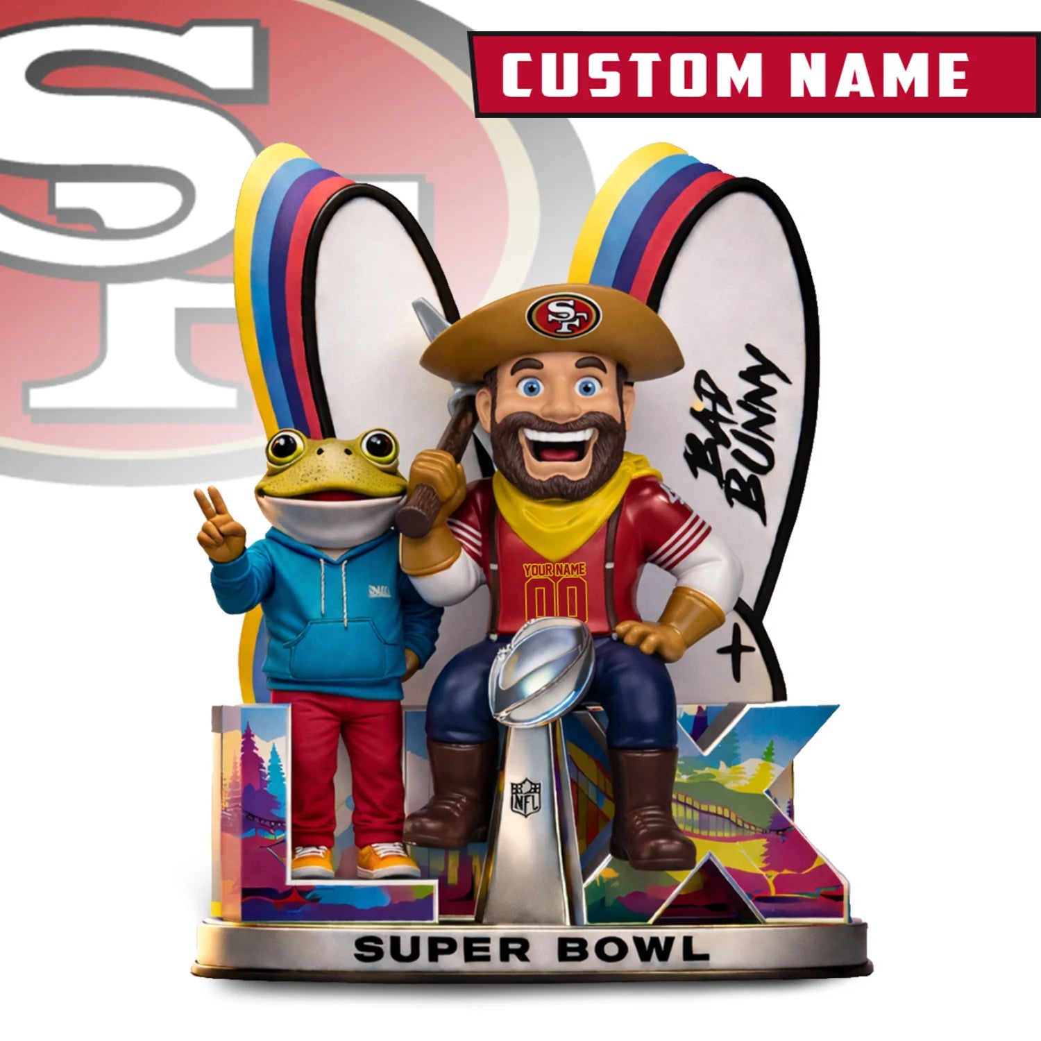 NFL x LX Super Bowl Personalized Acrylic Block For Fan