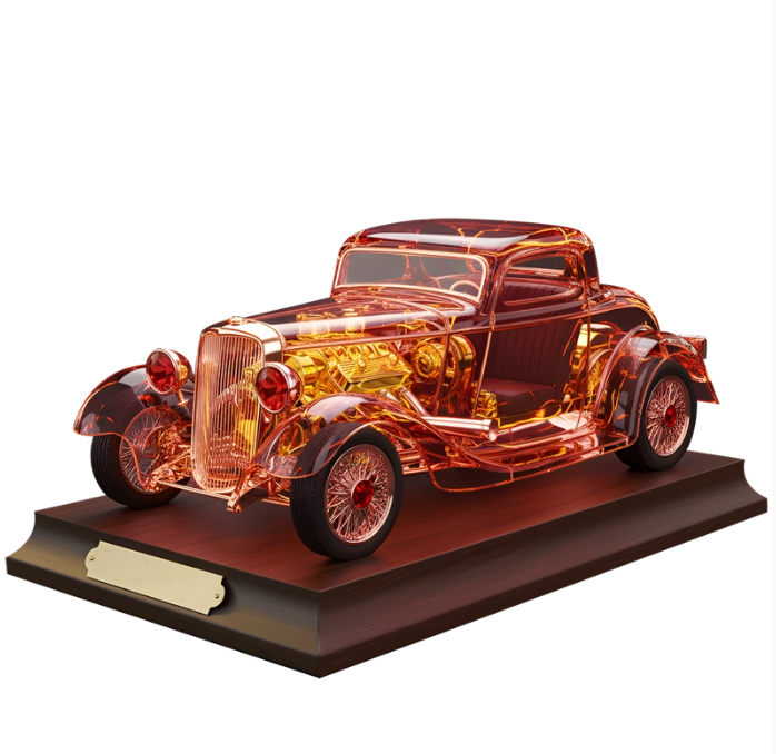 Hot Rod Car Acrylic Plaque – Personalized Gifts For Hot Rod Lovers