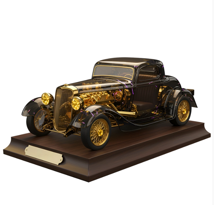 Hot Rod Car Acrylic Plaque – Personalized Gifts For Hot Rod Lovers