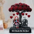 Skeleton Couple Plaque - Personalized Gifts For Couple