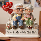 Old Couple Acrylic Plaque - Personalized Gifts For Couple