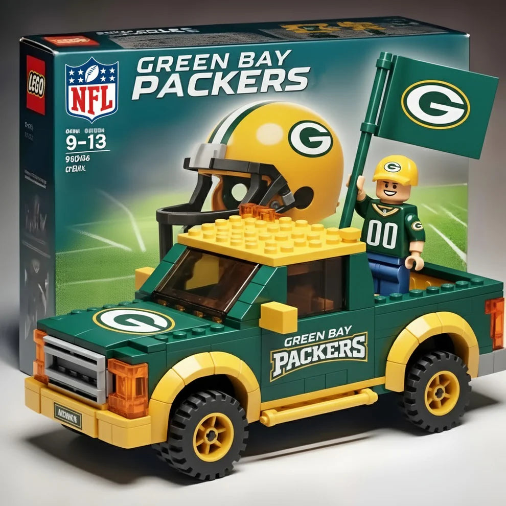 NFL Building Blocks Truck Toy Set