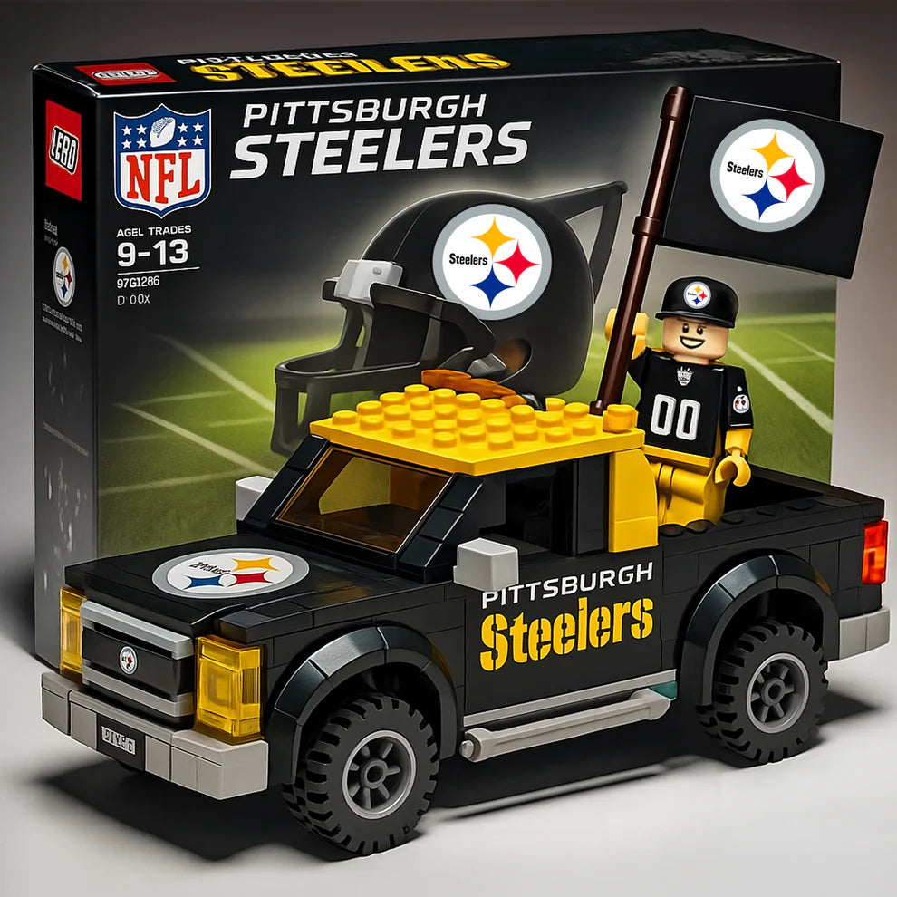 NFL Building Blocks Truck Toy Set