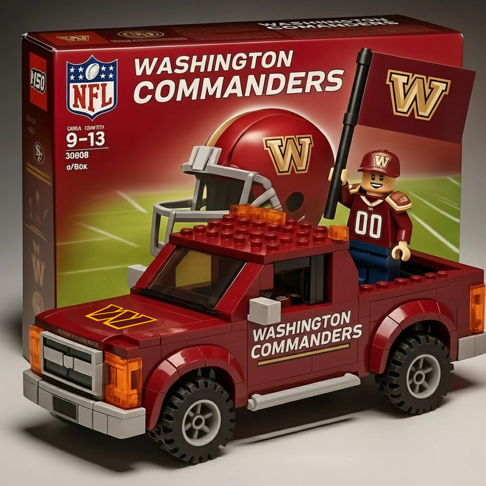 NFL Building Blocks Truck Toy Set