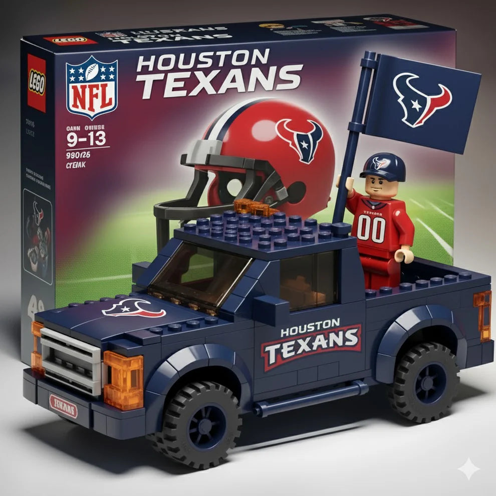 NFL Building Blocks Truck Toy Set