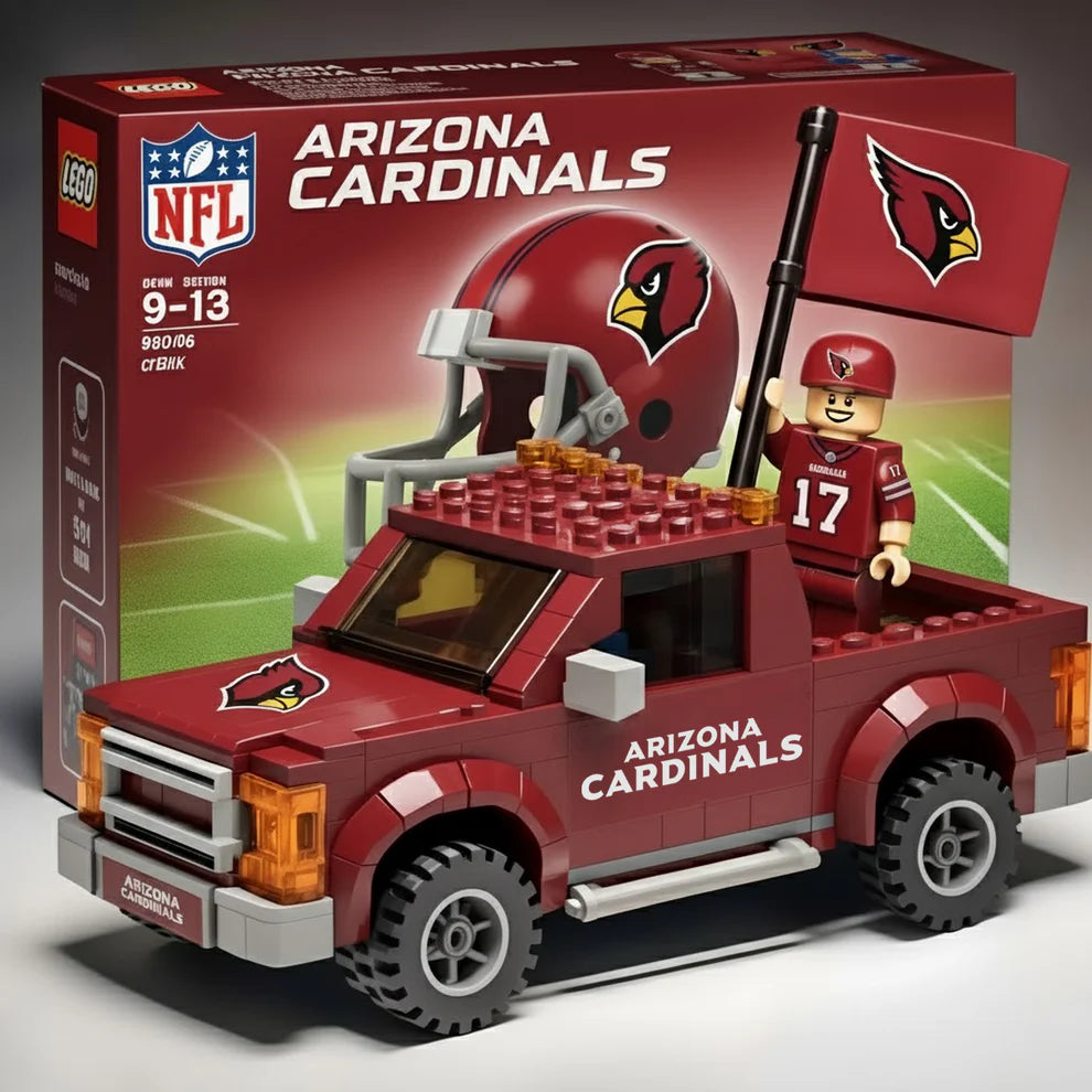 NFL Building Blocks Truck Toy Set