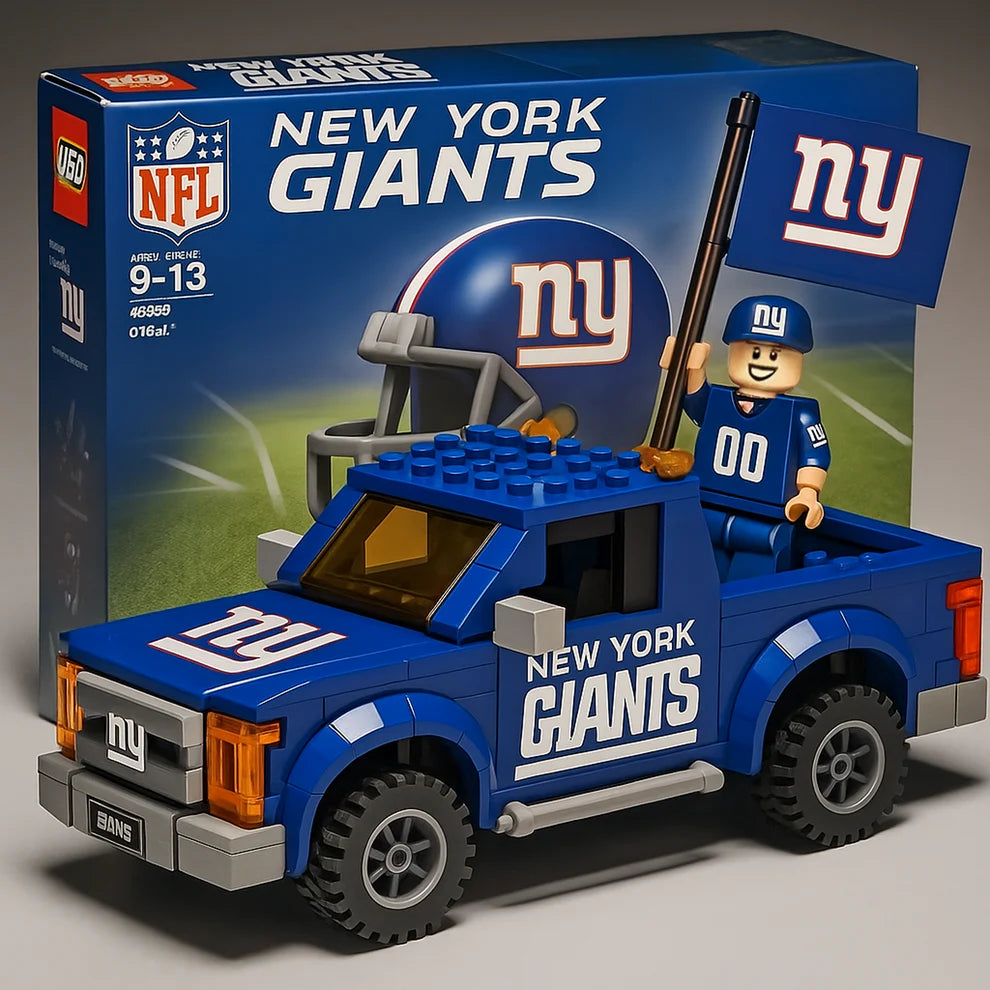 NFL Building Blocks Truck Toy Set
