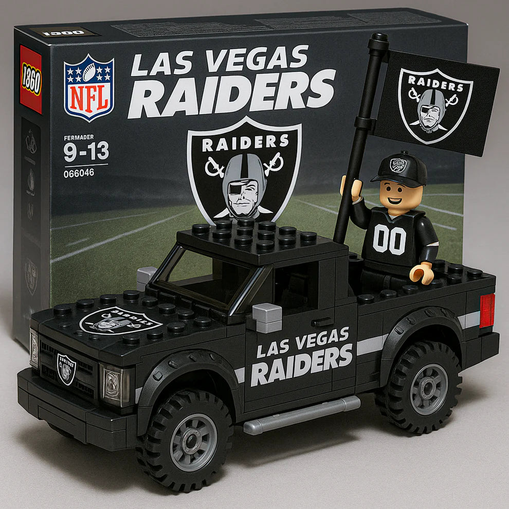 NFL Building Blocks Truck Toy Set