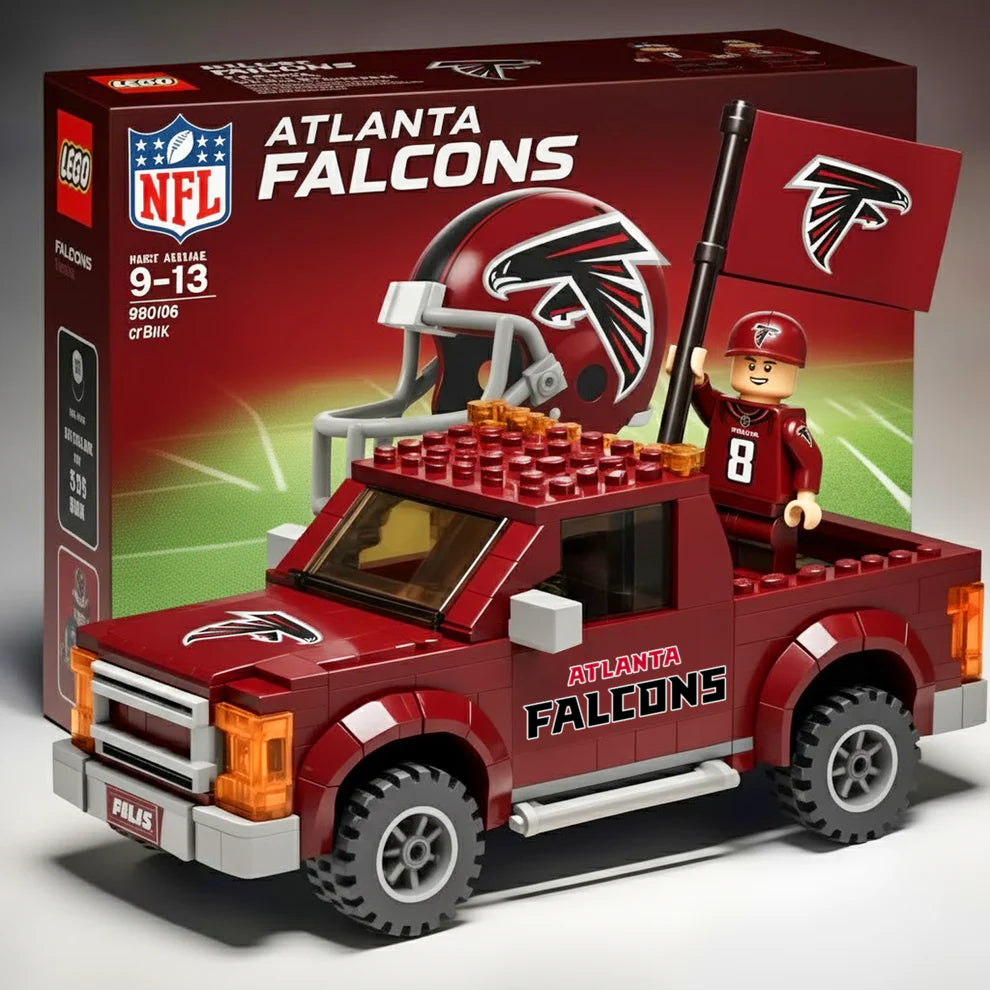 NFL Building Blocks Truck Toy Set