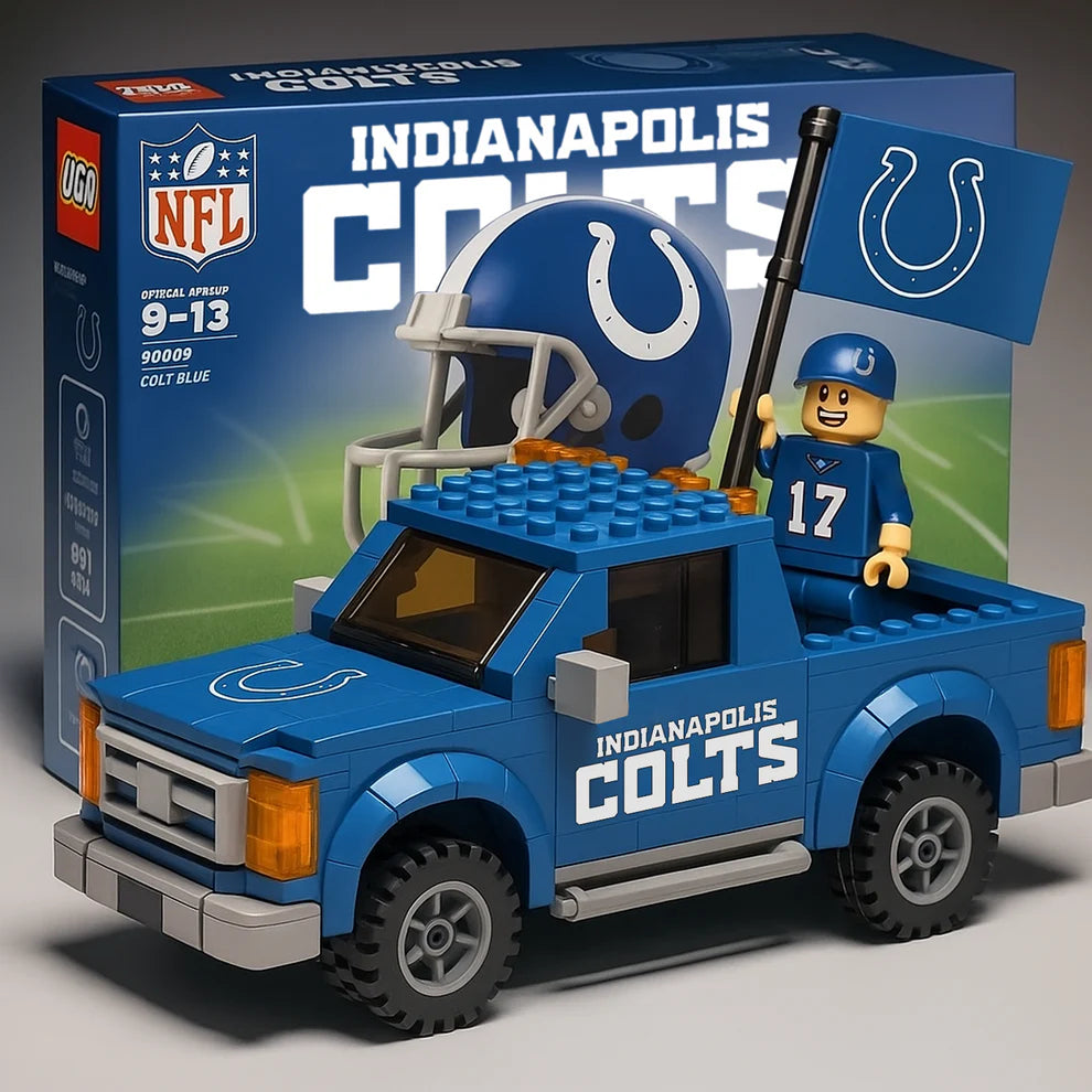 NFL Building Blocks Truck Toy Set