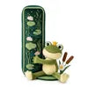 Adorable Frog Initial Pillow - Personalized Gift For Frog Lovers