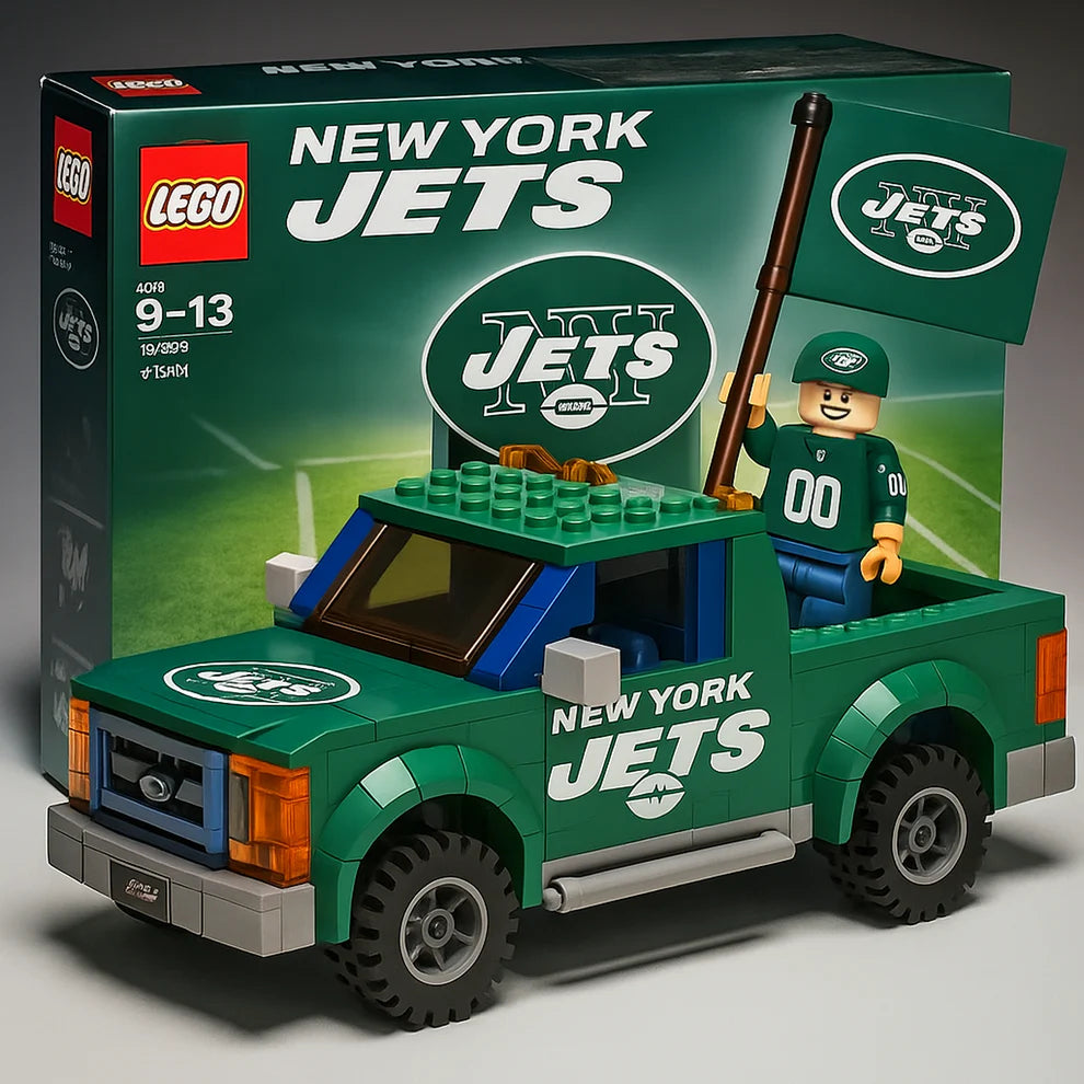 NFL Building Blocks Truck Toy Set