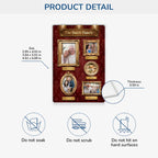 [3D Printing Effect] Rectangle Acrylic Plaque with Photo - Custom Family Gifts