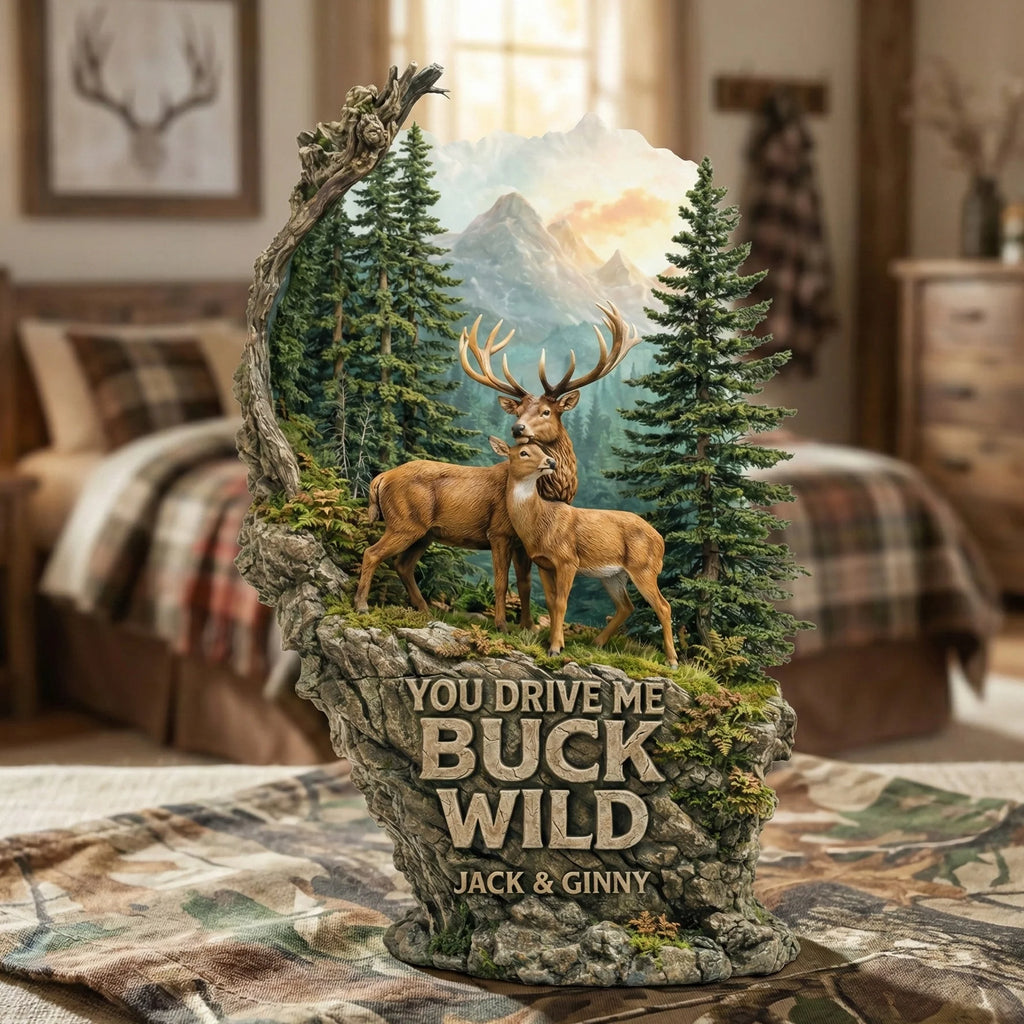 Hunting Couple Acrylic Plaque - Personalized Gifts For Couple