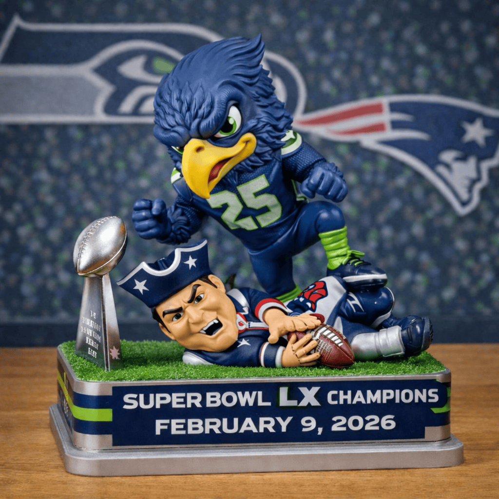 Seattle Seahawks Super Bowl 2026 Champions Acrylic Plaque