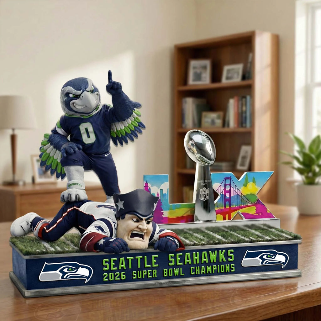 Seattle Seahawks Super Bowl 2026 Champions Acrylic Plaque