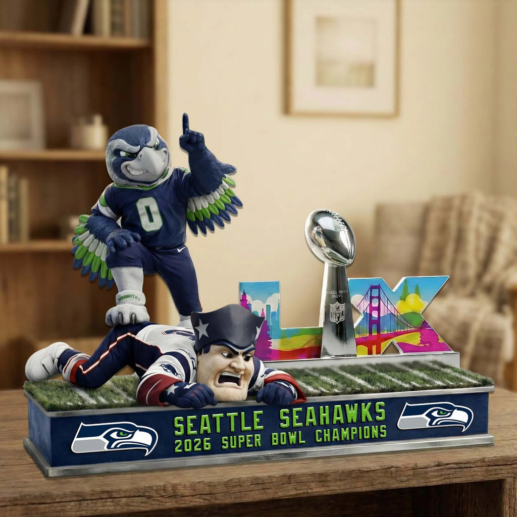 Seattle Seahawks Super Bowl 2026 Champions Acrylic Plaque