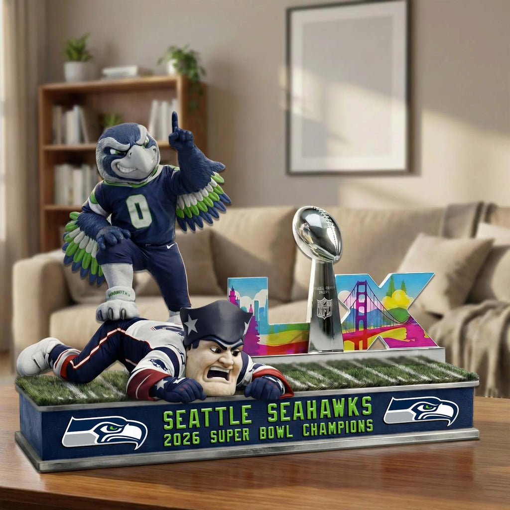Seattle Seahawks Super Bowl 2026 Champions Acrylic Plaque
