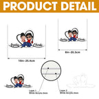 Funny Couple Acrylic Plaque Personalized Gifts For Couple