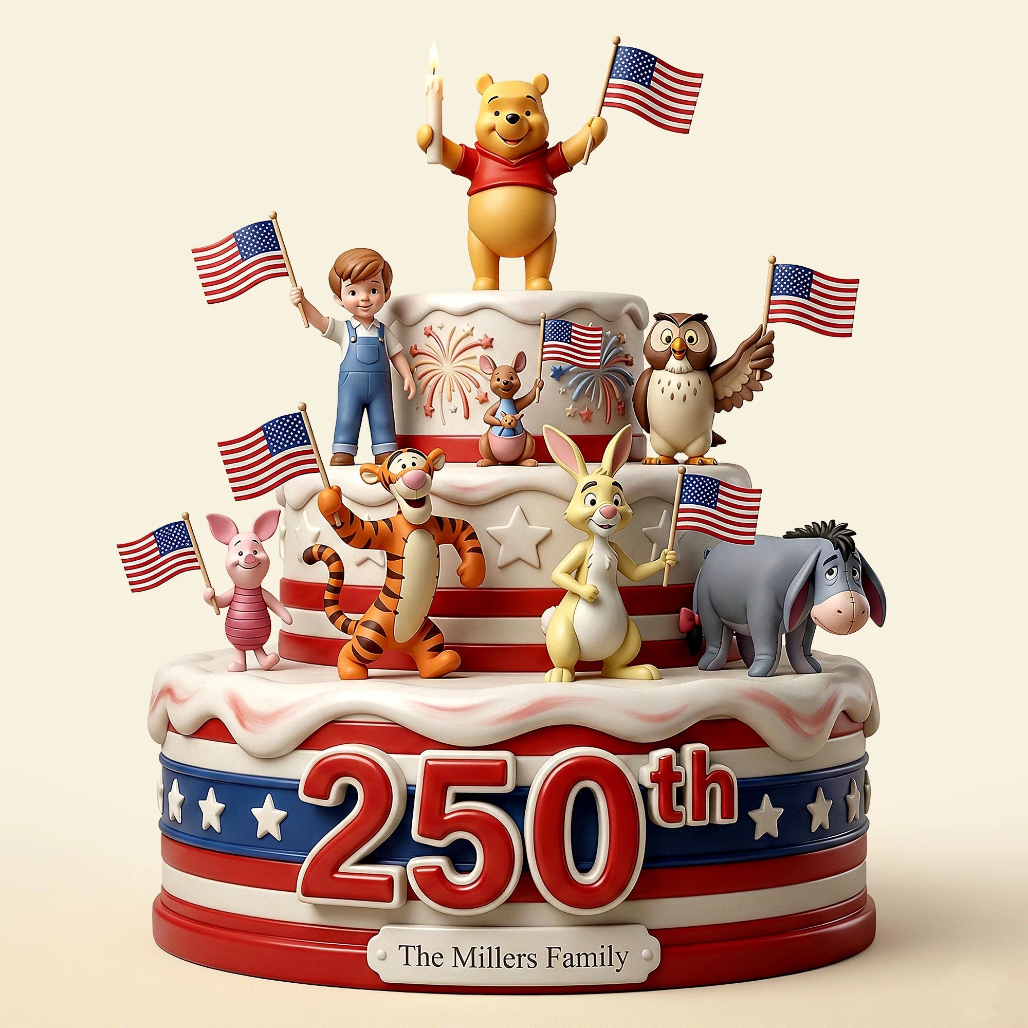 250th Celebration Keepsake Acrylic Plaque - Personalized Gift For Patriotic Anniversary Plaque