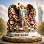 America 250th Anniversary Goddess Of Freedom Acrylic Plaque - Personalized Gifts