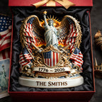 America 250th Anniversary Goddess Of Freedom Acrylic Plaque - Personalized Gifts