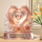 Baby Bump Love Mother Acrylic Plaque - Personalized Gifts For Mothers