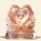 Baby Bump Love Mother Acrylic Plaque - Personalized Gifts For Mothers