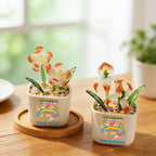 NFL Custom Birth Month Glass Flower Pot Handmade Gift For Fan - Limited Edition