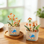 NFL Custom Birth Month Glass Flower Pot Handmade Gift For Fan - Limited Edition
