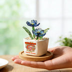 NFL Custom Birth Month Glass Flower Pot Handmade Gift For Fan - Limited Edition
