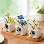 NFL Custom Birth Month Glass Flower Pot Handmade Gift For Fan - Limited Edition