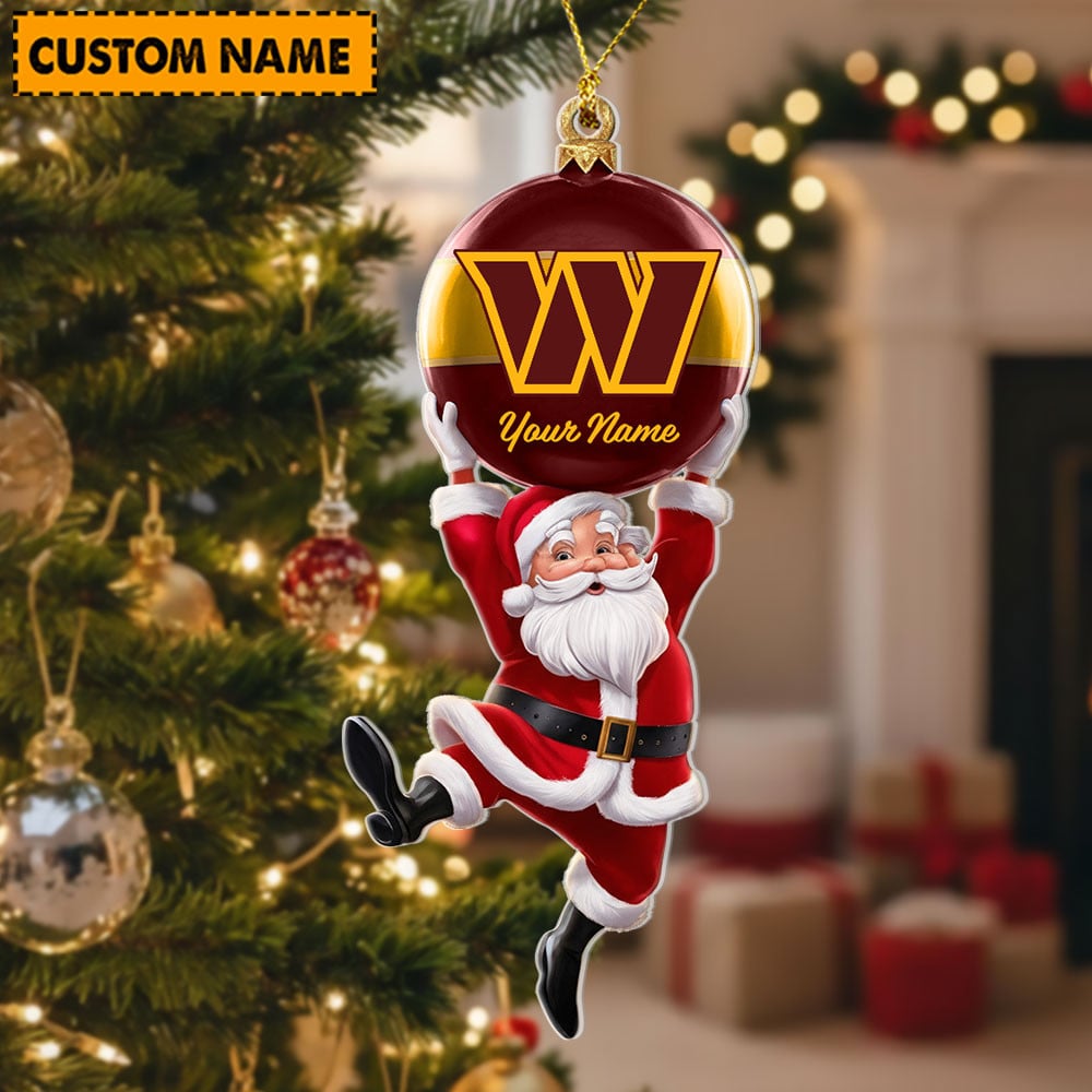Personalized NFL Acrylic Ornament Christmas Gift For Family Members - Limited Edition