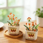 NFL Custom Birth Month Glass Flower Pot Handmade Gift For Fan - Limited Edition