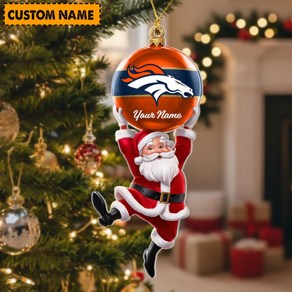 Personalized NFL Acrylic Ornament Christmas Gift For Family Members - Limited Edition