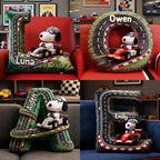 Cute Alphabet Letters Pillow – Personalized Gift for Racing Lovers